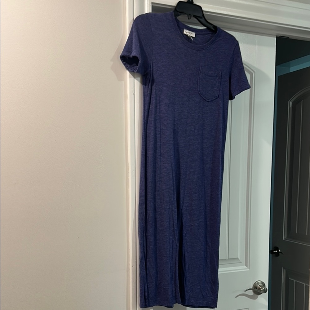 Jessica Simpson Heathered Blue Top